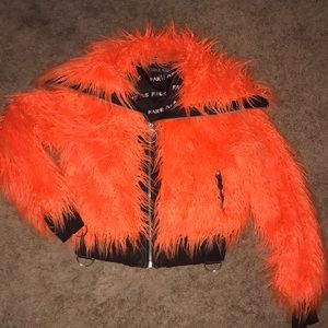 Dollskill Current Mood faux fur jacket